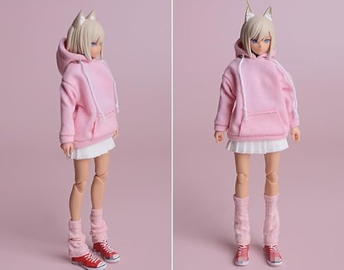 1/12 Skala Weibliche Kleidung, Weibliche Socken Sportstrumpf Kleidung für 6inch PH TBL SHF Action Figur Körper (Rosa) von Fremego