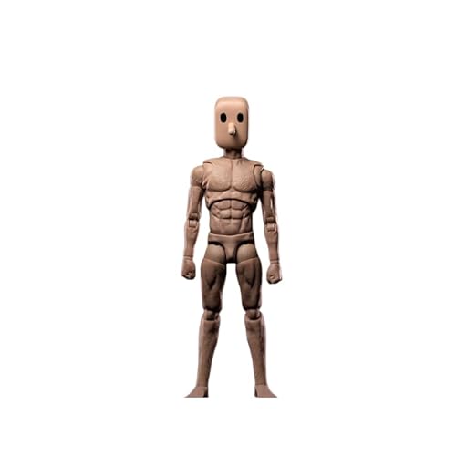 1/12 Skala männliche Action Figur, 6inch Super Flexible Starke Muskulöse Figur Körper Notaman Square Head Miniatur Actionfigur (NT-02 Schmale Schultern Schlanker Körper) von Fremego