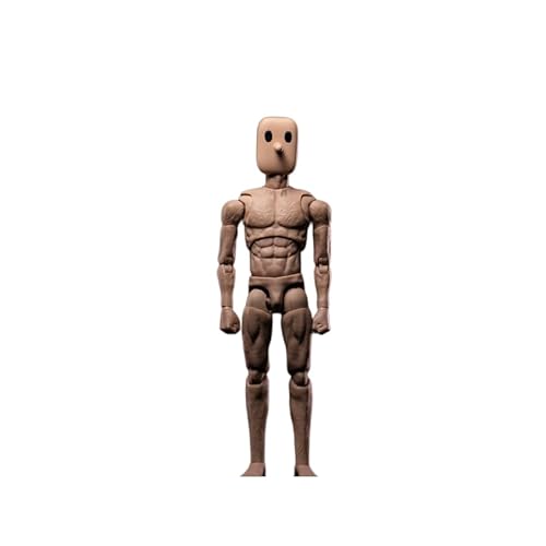 1/12 Skala männliche Action Figur, 6inch Super Flexible Starke Muskulöse Figur Körper Notaman Square Head Miniatur Actionfigur (NT-02W Breitschultriger schlanker Körper) von Fremego