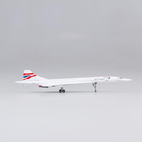1/400 Maßstab Flugzeug Modell, Diecast Air France Concorde British Airways Concorde Miniatur Flugzeugmodell Sammlung (British Airways Concorde) von Fremego