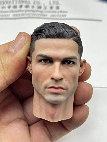 1/6 Skala Männliche Kopfskulptur, Europäischer Mann Langer Hals Ausdruck Head Sculpt Kopf Geschnitzt für 12'' Männliche Soldat Action Figur Sammlung (Ruhige Version) von Fremego