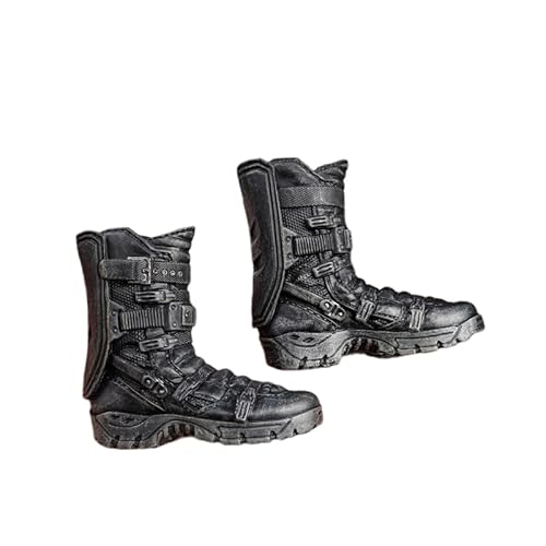 1/6 Skala Männliche Schuhe, Männliche Feste Kampfstiefel Schuhe Militärische Stiefel Accessoire für 12inch Soldat Action Figur Körper von Fremego