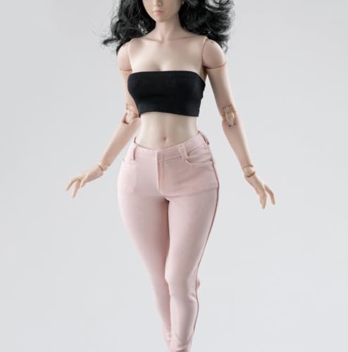 1/6 Skala Weibliche Kleidung, Weibliche Bleistifthose Elastische Hose Kleidung für 12inch PH TBL JO Worldbox Action Figur (Rosa) von Fremego