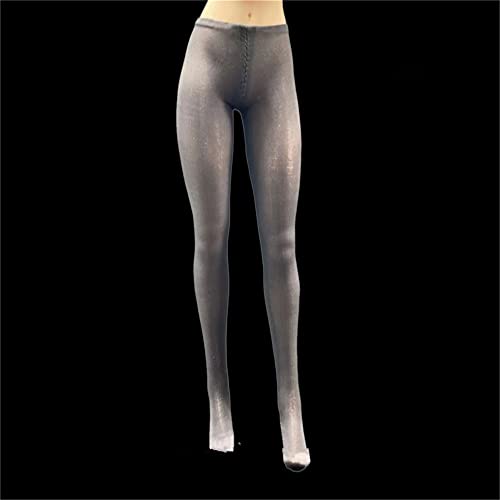 1/6 Skala Weibliche Kleidung, Weibliche Elastische Enge Strumpfhosen Leggings Strümpfe Kleidung für 12inch PH TBL JO UD Action Figur Körper (Dunkelgrau) von Fremego