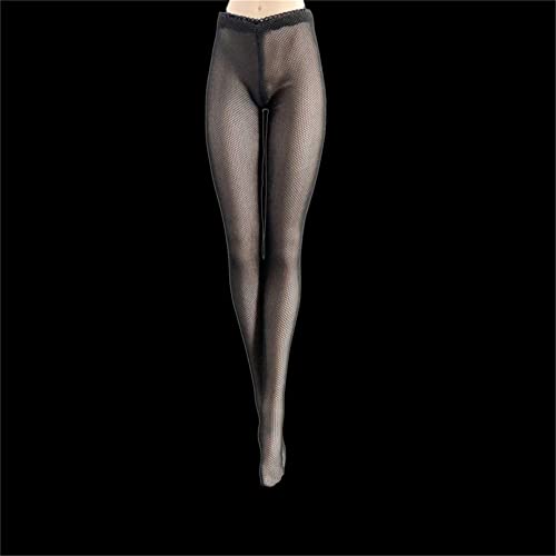 1/6 Skala Weibliche Kleidung, Weibliche Elastische Enge Strumpfhosen Leggings Strümpfe Kleidung für 12inch PH TBL JO UD Action Figur Körper (Schwarz) von Fremego