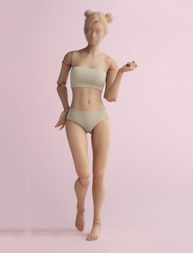 1/6 Skala Weibliche Kleidung, Weibliche Elastische Unterwäsche Briefs Unterwäsche Kleidung für 12inch PH JO Worldbox Action Figur (Gray) von Fremego