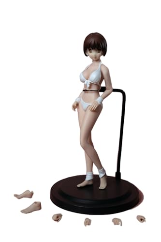 Fremego 1/12 Maßstab Weibliche Figur, 6 Zoll Weibliche TBLeague Super Flexibel Blasse Haut Charmant Körper Typ Anime Girl Große Büste Miniatur Action Figur T02B von Fremego