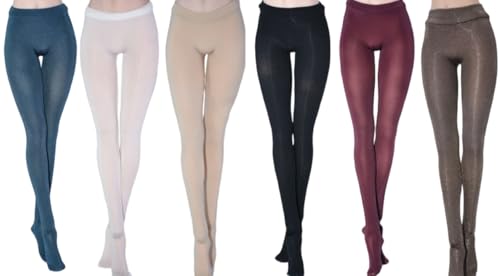 Fremego 1/6 Skala Weibliche Kleidung Weibliche Strumpfhose Leggings Strümpfe Kleidung für 12 Zoll PH TBL JO Nahtlose Aktionsfigur Körper (Blau) von Fremego