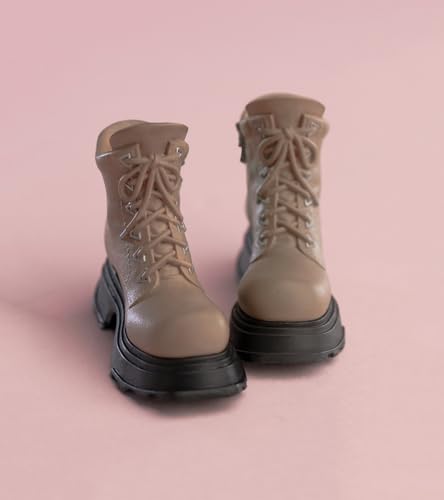 Fremego 1/6 Skala Weibliche Schuhe Weibliche Dicke Besohlte Stiefel Feste Schuhe Modell Zubehör für 12inch PH TBL JO Action Figur Körper (Braun) von Fremego