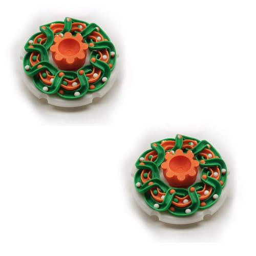 Murmelbahn-Zoetrop-Spinner, mehrfarbiger 3D-Murmelbahn-Animationsspinner, Fidget Spinner Master, 3D-Zoetrop-Fidget-Spinner (2PCS) von Frenaki