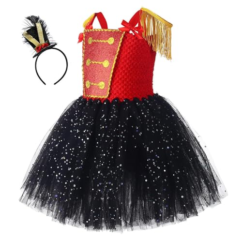 Frfik Nussknacker Kleider Für Mädchen | Halloween Zirkus Kostüm Für Kinder Mit Stirnband,Accessoires Für Herbst Alltag Fotoevents Festival Bühnenperformance Halloween Reisen Frfik Nussknacker Kleider Für Mädchen | Halloween Zirkus Kostüm Für Kinder Mit Stirnband,Accessoires Für Herbst Alltag Fotoevents Festival Bühnenperformance Halloween Reisen von Frfik