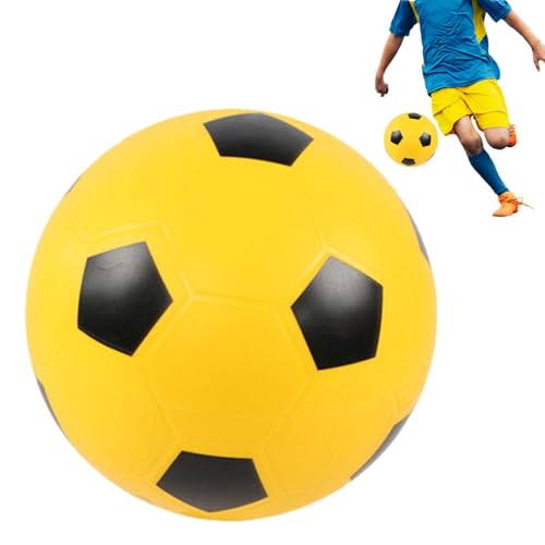 Silent Soccer Ball – 21 cm PVC weicher und sicherer Indoor-Fußball, leicht, leiser Schaumstoff-Fußball – lustiger Sport-Schaum-Fußball für Kinder, Teenager, Indoor- und Outdoor-Spielplatzaktivitäten von Frfik