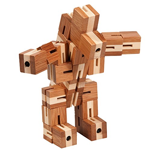 Fridolin 17517 - Holzspielzeug Flexi-Cube 2 aus Bambus von Fridolin