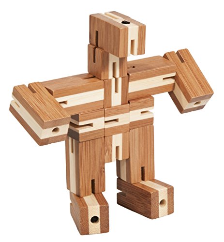 Fridolin 17519 - Holzspielzeug Flexi-Cube 4 aus Bambus von Fridolin