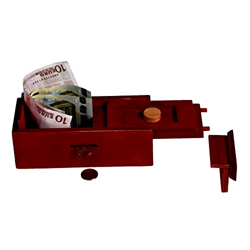 Fridolin 17603 - Geldgeschenkbox Knopf, rot von Fridolin