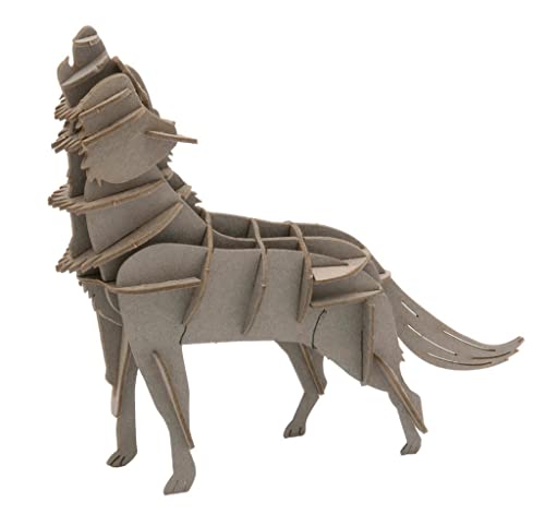 Fridolin 3D Papiermodell, Wolf, 11x9,5cm von Fridolin