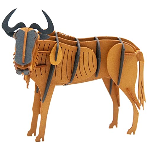 Fridolin 3D Papiermodell Gnu von Fridolin