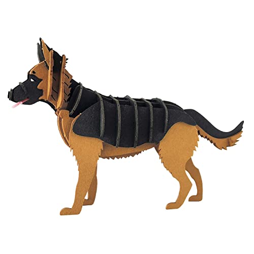 Fridolin 3D Papiermodell Schäferhund von Fridolin