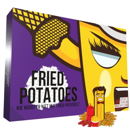 Deep Fried Potatoes Kartenspiel - Niederländisch - Strategie, Geschwindigkeit & Sucht garantiert - Besiege und brate Deine Gegner in diesem interaktiven Schlachtfestijn für die Familie! - Lux von Fried Potatoes