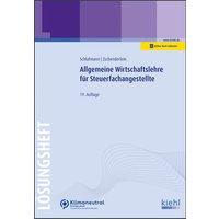 Allgemeine Wirtschaftslehre für Steuerfachangestellte - Lösungsheft von Nwb Verlag