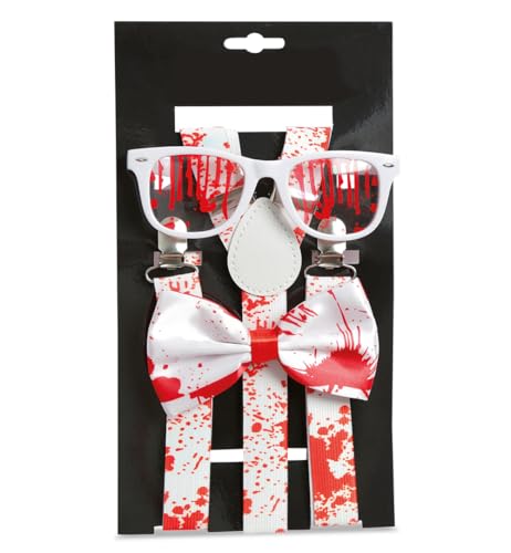 🕶️ Bloody Halloween Set 3-teilig – Gruseliges Accessoire für Party, Event oder Halloween von Fries