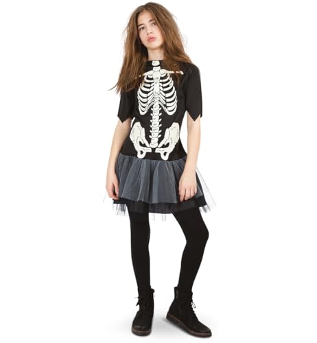 Fries Halloween Kleid Bones, erhältlich in den Größen: 140, 152, 164 (152) von Fries