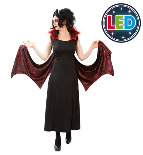 Fries Halloween- und Faschingskostüm LED Kleid Wings – Faszinierende Leuchtkraft mit einem Hauch Magie (36) von Fries