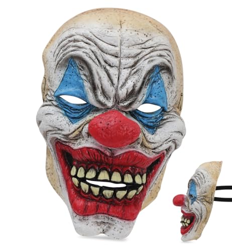 🤡 Horrormaske Clown – Unheimlicher Blickfang für Halloween & Grusel-Events von Fries