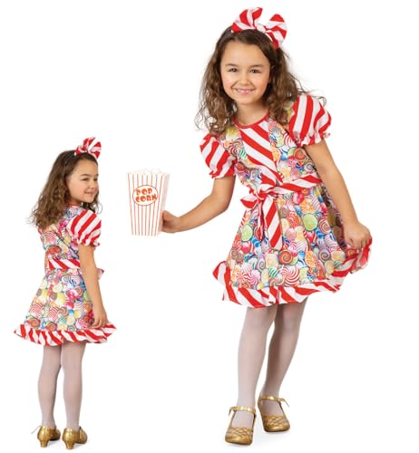 Kleid Candy für Fasching oder Event, erhältlich in den Größen: 104, 116, 128 (116) von Fries