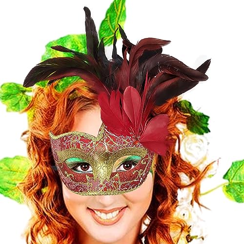 Frifer Maskerade Gesichtsbedeckung | Halloween Gesichtsbedeckung - Halbe Halloween-Gesichtsbedeckung, Halloween-Gesichtsbedeckung für Halloween-Party von Frifer
