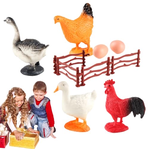 Frifer Waldtierfiguren - Pädagogische Mini-Tierfiguren | Simulationstiere Figuren Spielzeug für Ranch-Tischdekorationen, Partygeschenke von Frifer