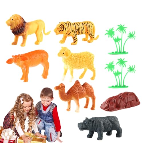 Frifer Waldtierspielzeug - Realistisches Tierfiguren-Spielset - Simulationstiere Figuren Spielzeug für Ranch-Tischdekorationen, Partygeschenke von Frifer
