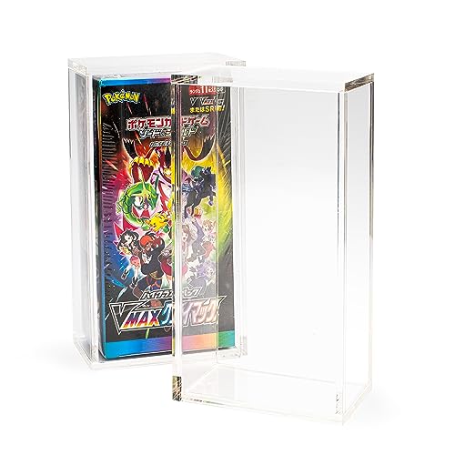 Acrylic Protector Pokemon Japanese Booster - Schützen Sie Ihre japanische Pokemon Box vor Abnutzung mit diesem Acryl - Ideal für japanische Pokémon Booster Sammler (1 Stück) von Friki Monkey