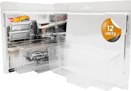 Friki Monkey Protector Pack für Miniaturautos Team Transport. Blister Transparent für Modelle Team Transport Maßstab 1:64 (12 Stück) (Team Transport) von Friki Monkey