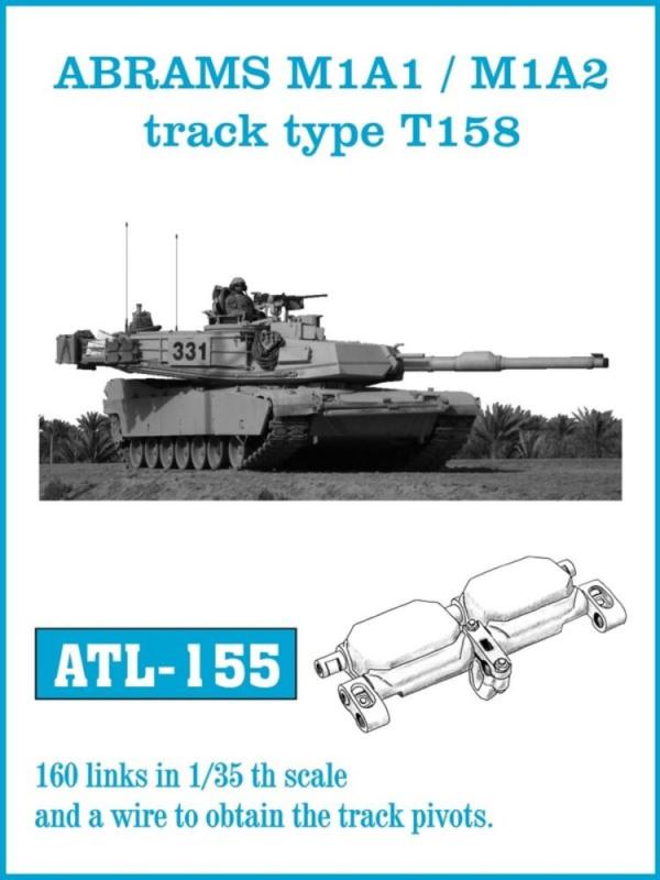 ABRAMS M1A1 / M1A2 track type T158 von Friulmodel