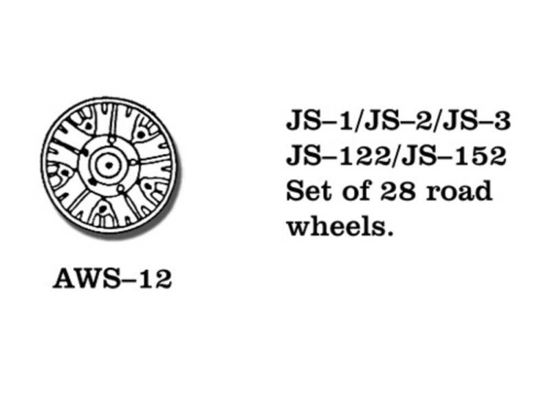 JS-1 JS-2 JS-3 Road Wheels von Friulmodel