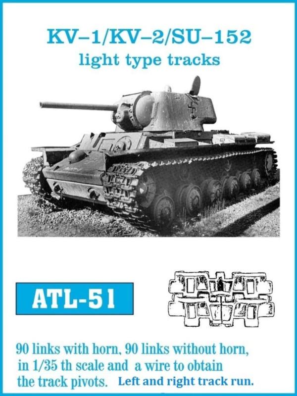 KV-I/ KV-II, Light type track von Friulmodel