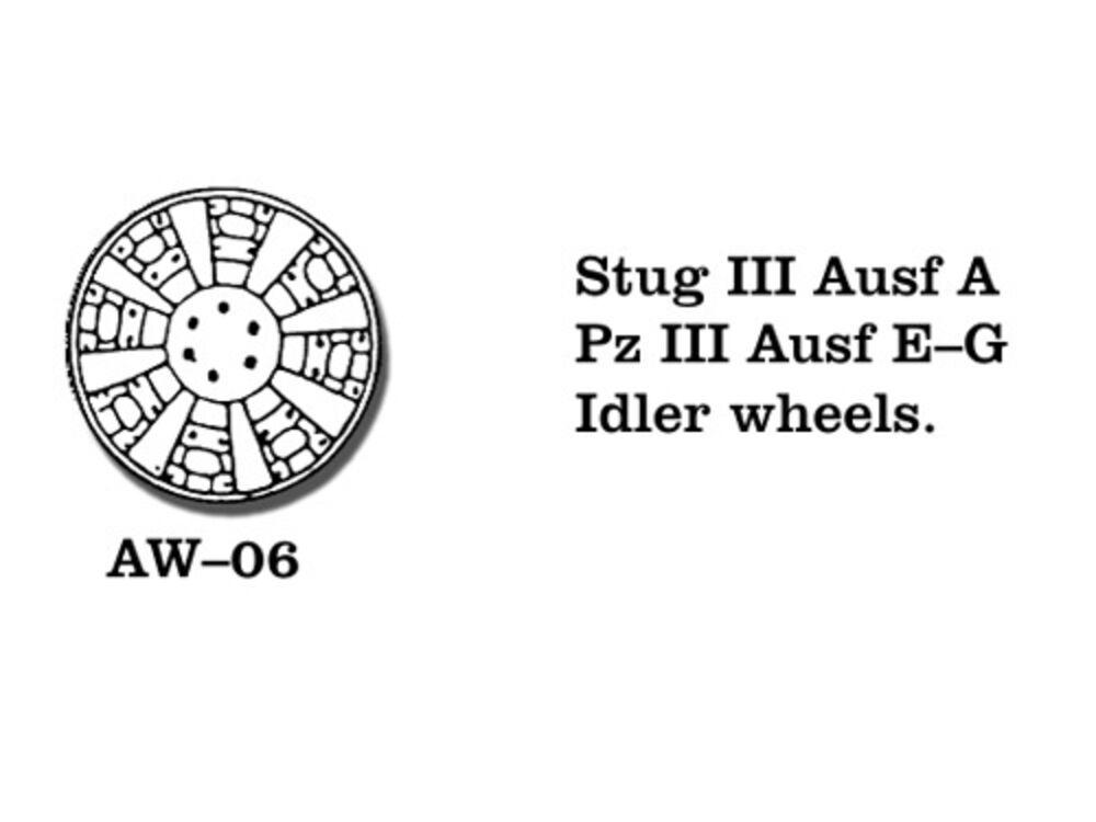 Leitrad Pz III (E-G) / Stug III (A-B). von Friulmodel