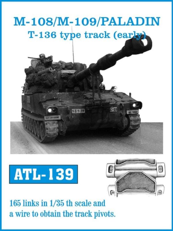 M-108/M-109/PALADIN T-136 type track(early) von Friulmodel