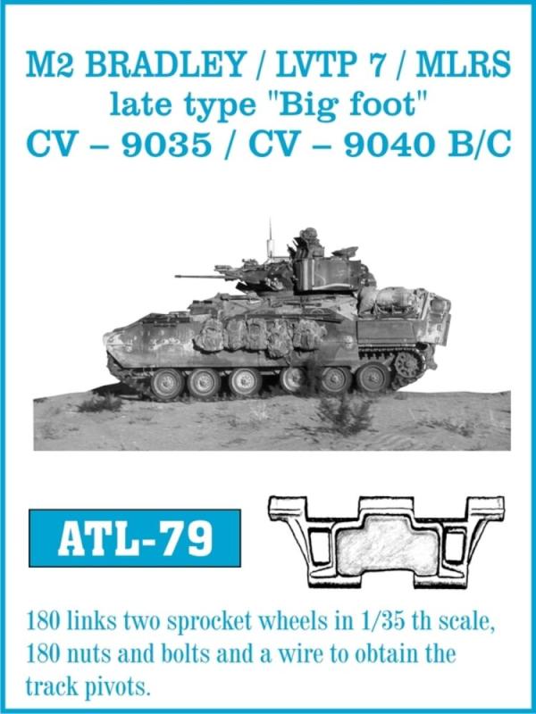 M2 Bradley/LVTP 7/MLRS late ´Big foot´ von Friulmodel