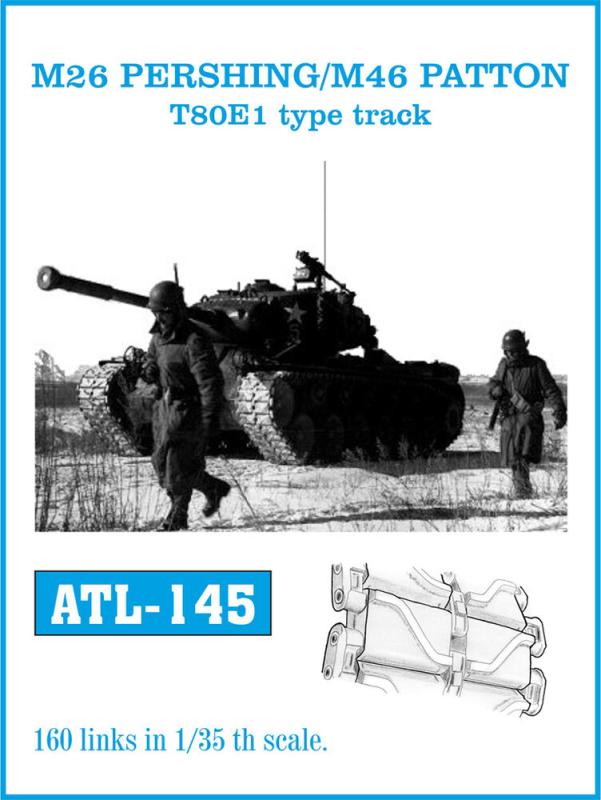 M26 PERSHING/ M46 PATTON T80E1 type track von Friulmodel