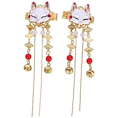 Japanische Anime Hair Clip Kopfschmuck Kawaii Quaste Step Shake Haarnadel Cosplay Requisiten Mädchen Kleidung Zubehör von Froiny