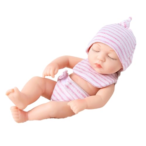 Frotox 18 cm Realistische Schlafpuppe Stofftier Mit Schönem Gesicht Lebensecht Pädagogisches Reborns Boutique Collection Kinderparty Geschenk von Frotox