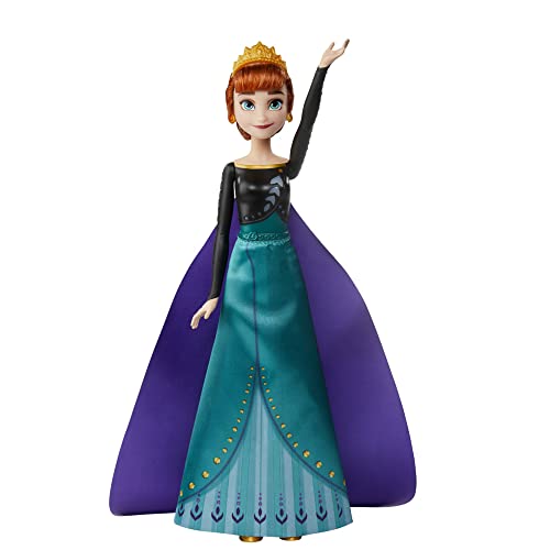 Disney Frozen - Königin Anna Musical - Puppe, die das Lied singt Erste Dinge Never Change von Frozen 2 von Disney Frozen