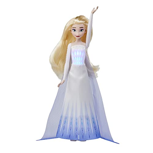 Hasbro Gaming Frozen 2 FD Singing Queen Elsa, Paket kann variieren (spanische Version) von Frozen