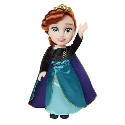 Jakks 208781 Frozen 2 Anna Puppe, Queen Anna, ionisches Outfit und Schuhe, 35,6 cm hoch, Weiß von Disney Frozen