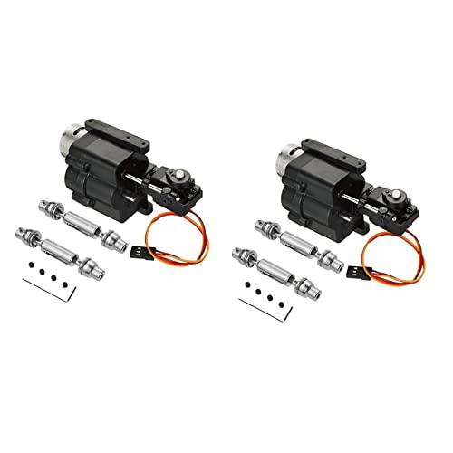 Frsoinor 2X 2 Gang Getriebe mit Antrieb Welle für C14 C24 B14 B36 MN D90 MN-90 MN99S RC Auto Upgrade Teile von Frsoinor