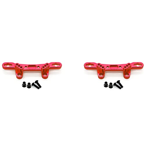 Frsoinor 2X Metall Stoßdämpfer Brücke Vorne Hinten für Tt02 Tt-02 Tt02T 1/10 Rc Auto Upgrade Teile von Frsoinor