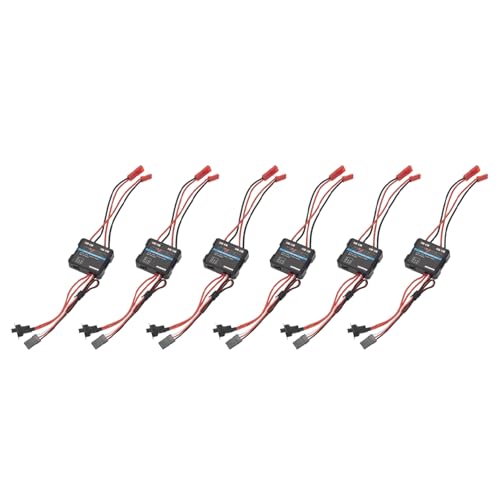 Frsoinor 6X 40A GebüRstet ESC Elektronischer Geschwindigkeitsregler für C24 C34 MN D90 MN99S MN86S RC Auto Aktualisierung Teile von Frsoinor