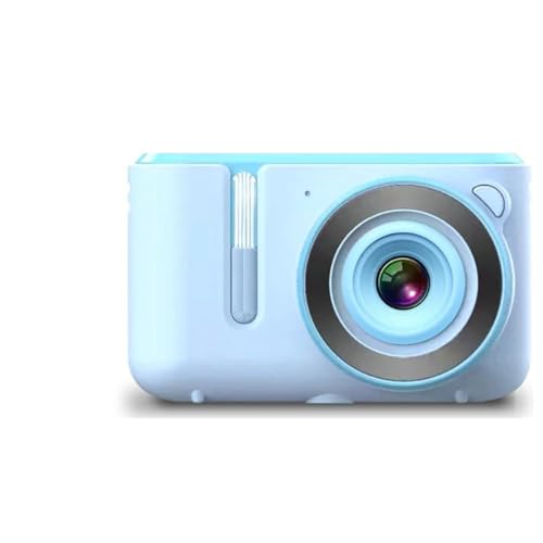 Frsoinor Dual-Selfie-Mini-Kamera, HD, 720P, Video-USB-Ladegerät, Farbdisplay für Kinder, Geschenk, Blau von Frsoinor